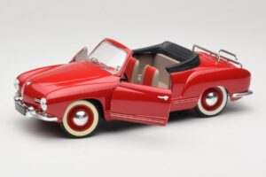 Volkswagen Karmann Ghia Kabriolet Rdeč Solido 1:18 8058 Kovina – slika 2 od 8
