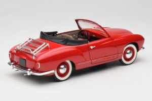Volkswagen Karmann Ghia Kabriolet Rdeč Solido 1:18 8058 Kovina – slika 3 od 8