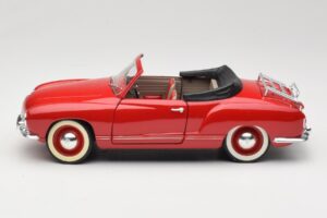 Volkswagen Karmann Ghia Kabriolet Rdeč Solido 1:18 8058 Kovina – slika 4 od 8