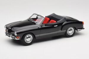Volkswagen Karmann Ghia Kabriolet Črn Minichamps 1:18 155054031 Kovina