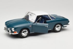 Volkswagen Karmann Ghia Type 34 1500 Sea Blue Norev 1:18 188646 Kovina – slika 2 od 8