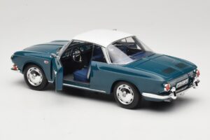 Volkswagen Karmann Ghia Type 34 1500 Sea Blue Norev 1:18 188646 Kovina – slika 5 od 8
