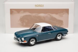 Volkswagen Karmann Ghia Type 34 1500 Sea Blue Norev 1:18 188646 Kovina – slika 8 od 8