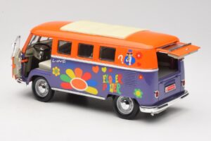 Volkswagen Microbus T1 Flower Power Road Signature 1:18 92329 Kovina – slika 5 od 8