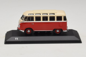 Volkswagen T1 Rdeča Bež Minichamps 1:43 231099300Y3D Kovina