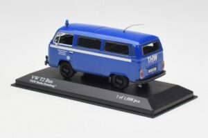 Volkswagen T2 Bus THW Minichamps 1:43 400053094 Kovina – slika 3 od 4