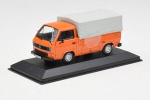 Volkswagen T3 Flatbed Oranžna Minichamps 1:43 400055200 Kovina – slika 2 od 4