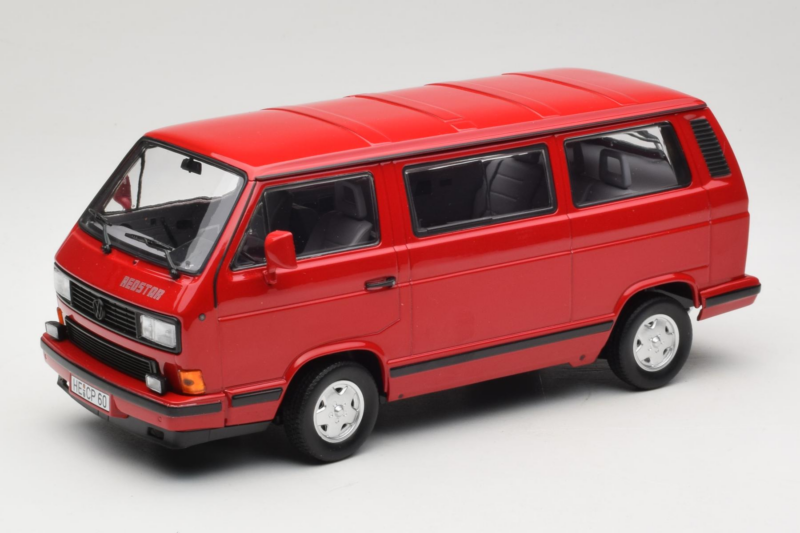 Volkswagen T3 Redstar Rdeč Norev 1:18 188542 Kovina