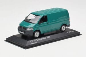Volkswagen T5 Transporter Zelena Minichamps 1:43 400052261 Kovina – slika 2 od 4