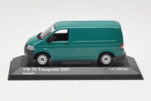 Volkswagen T5 Transporter Zelena Minichamps 1:43 400052261 Kovina