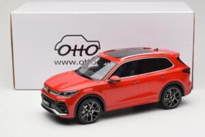 Volkswagen Tiguan eTSI R-Line Persimmon Red Metallic Otto 1:18 OT489 Smola – slika 6 od 6