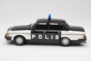 Volvo 240 GL Polis Sweden Črn Minichamps 1:18 155171497 Kovina – slika 3 od 6