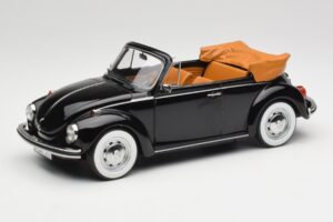 Volkswagen Beetle 1303 Kabriolet Črn Norev 1:18 188533 Kovina