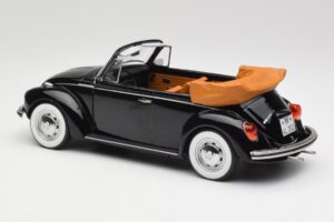 Volkswagen Beetle 1303 Kabriolet Črn Norev 1:18 188533 Kovina – slika 5 od 6