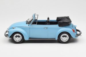 Volkswagen Beetle 1303 Kabriolet Svetlo Moder Norev 1:18 188531 Kovina – slika 3 od 6