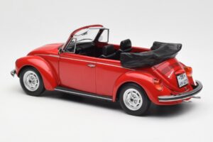 Volkswagen Beetle 1303 Kabriolet Rdeč Norev 1:18 188529 Kovina – slika 5 od 6