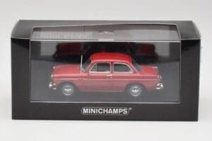 Volkswagen 1500 Ruby Rdeč Minichamps 1:43 VW001 Kovina – slika 4 od 4