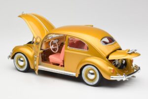 Volkswagen Beetle Zlata Bburago 1:18 3361 Kovina – slika 5 od 8