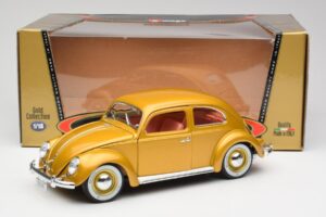 Volkswagen Beetle Zlata Bburago 1:18 3361 Kovina – slika 8 od 8