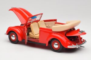 Volkswagen Kabriolet Ruby Rdeč Maisto 1:18 32826 Kovina – slika 5 od 8