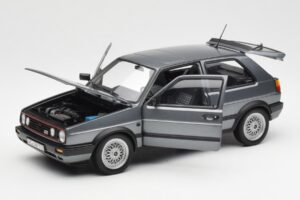 Volkswagen Golf Mk2 GTI Siv Metalik Norev 1:18 188442 Kovina – slika 2 od 8