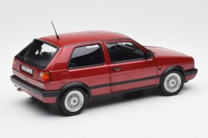 Volkswagen Golf Mk2 GTI Rdeč Metalik Norev 1:18 188555 Kovina – slika 3 od 8
