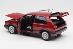 Volkswagen Golf Mk2 GTI Rdeč Metalik Norev 1:18 188555 Kovina – slika 5 od 8