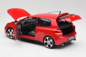 Volkswagen Golf Mk6 GTI Tornado Rdeč Norev 1:18 5K3099302Y3D Kovina – slika 5 od 8