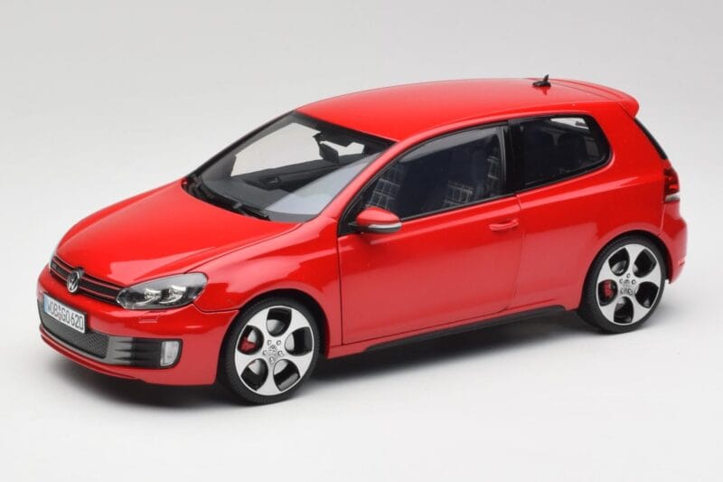 Volkswagen Golf Mk6 GTI Tornado Rdeč Norev 1:18 5K3099302Y3D Kovina