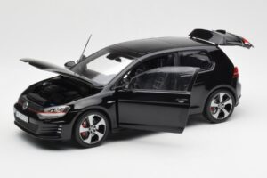 Volkswagen Golf Mk7 GTI Črn Norev 1:18 188550 Kovina – slika 2 od 8