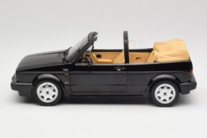 Volkswagen Golf Mk1 Kabriolet Črn Norev 1:18 188568 Kovina – slika 3 od 6