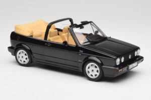 Volkswagen Golf Mk1 Kabriolet Črn Norev 1:18 188568 Kovina – slika 4 od 6
