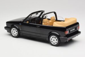 Volkswagen Golf Mk1 Kabriolet Črn Norev 1:18 188568 Kovina – slika 5 od 6