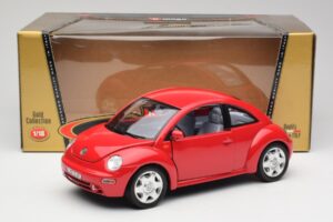 Volkswagen New Beetle Rdeč Bburago 1:18 3342 Kovina – slika 8 od 8
