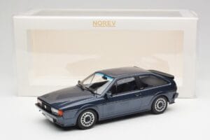 Volkswagen Scirocco Mk2 Scala Helios Modra Metalik Norev 1:18 188632 Kovina – slika 6 od 6