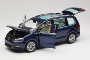 Volkswagen Sharan 7N Shadow Modra Metalik Minichamps 1:18 110051100 Kovina – slika 2 od 8