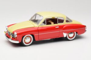 Wartburg 311 Coupe Rdeč & Bež Revell 1:18 8418 Kovina