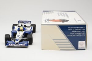 Williams FW23 BMW #5 R. Schumacher Practice San Marino GP 2001 Minichamps 1:18 80430146710 Kovina – slika 6 od 6