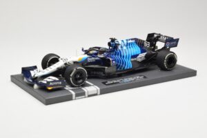 Williams Racing Mercedes FW43B #63 G. Russell Saudi Arabian GP 2021 Minichamps 1:18 117212263 Kovina – slika 2 od 6
