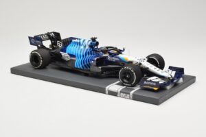 Williams Racing Mercedes FW43B #63 G. Russell Saudi Arabian GP 2021 Minichamps 1:18 117212263 Kovina – slika 4 od 6