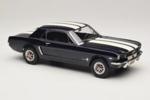 Ford Mustang Nightmist Blue Norev 1:18 182805 Kovina – slika 4 od 6