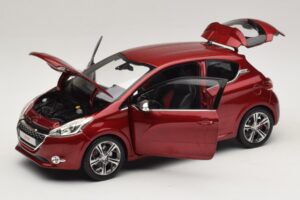 Peugeot 208 GTI Rubis Red Norev 1:18 184700 Kovina – slika 2 od 8