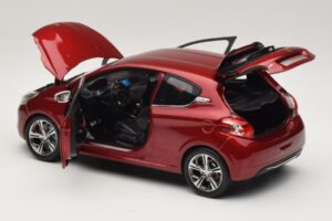 Peugeot 208 GTI Rubis Red Norev 1:18 184700 Kovina – slika 5 od 8