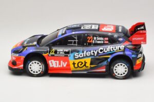 Ford Puma Rally1 #22 M. Sesks / R. Francis Rally Sweden 2025 IXO 1:18 18RMC240 Kovina – slika 3 od 6