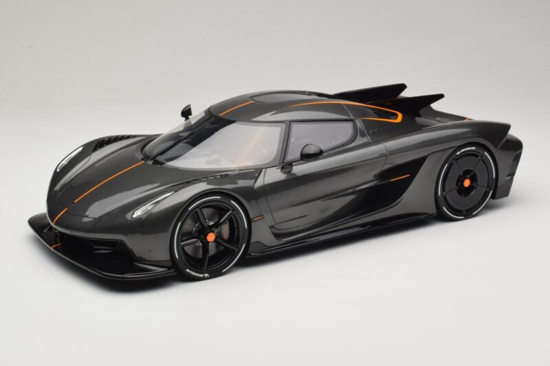 Koenigsegg Jesko Absolut 0-400-0 km/h Rekord Graphite Grey GT Spirit 1:12 GT575 Smola