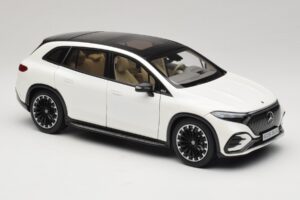 Mercedes EQS SUV X296 Manufaktur Diamond White NZG 1:18 B66960590 Kovina – slika 6 od 8