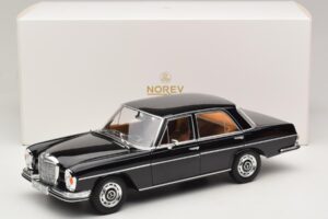 Mercedes 280 SE W108 Črn Norev 1:18 183360 Kovina – slika 8 od 8