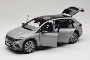 Mercedes EQS SUV X296 Manufaktur Alpine Grey NZG 1:18 B66960591 Kovina – slika 2 od 8