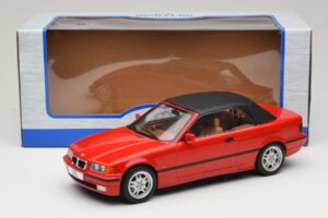 BMW 3 Series E36 Kabriolet Rdeč MCG 1:18 MCG18317 Kovina – slika 7 od 7