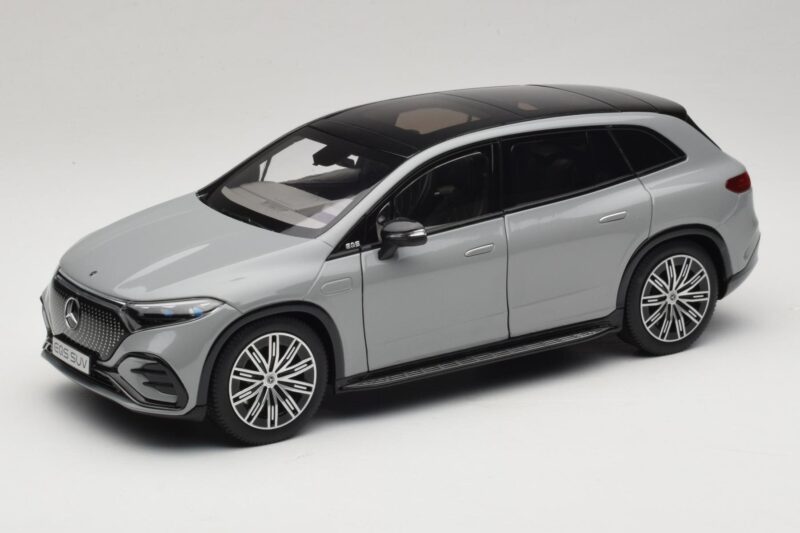 Mercedes EQS SUV X296 Manufaktur Alpine Grey NZG 1:18 B66960591 Kovina